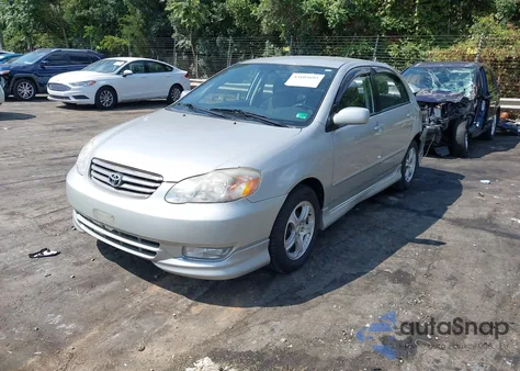2004 Toyota Corolla S из США, поврежденный, VIN 2T1BR32EX4C249247
